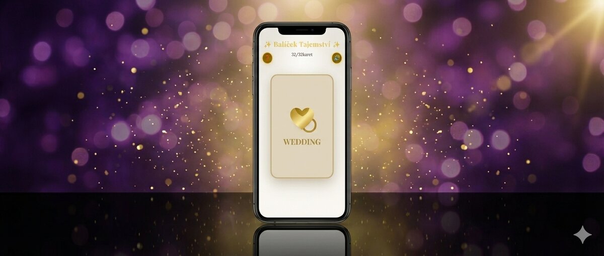 Rozhraní aplikace s balíčkem karet ke stažení